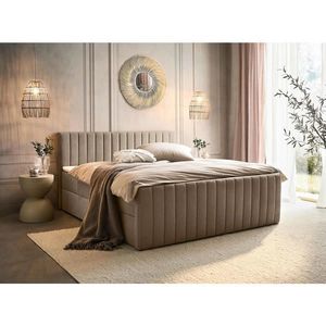Boxxx AMERICKÁ POSTEĽ, 140/200 cm, sivohnedá vyobraziť