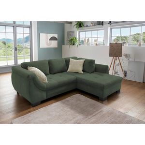 MID.YOU ROHOVÁ SEDACIA SÚPRAVA, textil, zelená vyobraziť