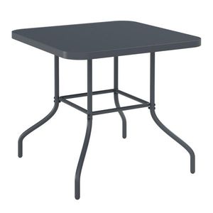 Ambia Garden ZÁHRADNÝ STÔL, kov, sklo, 80/80/70 cm vyobraziť