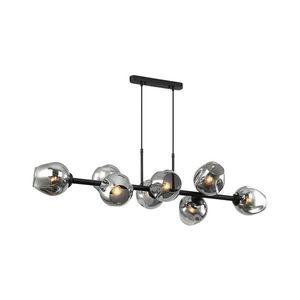 PND-30843-8 BK+SG - Luster na lanku BORGO 8xE27/40W/230V čierna vyobraziť
