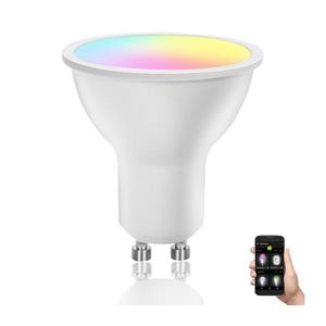 B.V. LED RGBW Stmievateľná žiarovka GU10/4, 9W/230V 2700-6500K Wi-Fi - vyobraziť