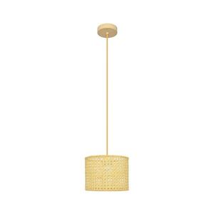 Luster na lanku ALBA 1xE27/15W/230V pr. 20 cm ratan vyobraziť