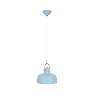Luster na lanku ROMI 1xE27/40W/230V modrá vyobraziť