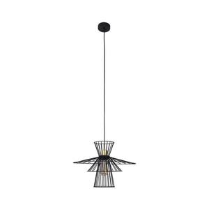 Luster na lanku TAREK 1xE27/40W/230V čierna vyobraziť