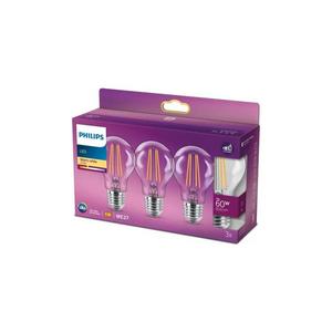 Philips SADA 3x LED Žiarovka VINTAGE Philips A60 E27/7W/230V 2700K vyobraziť