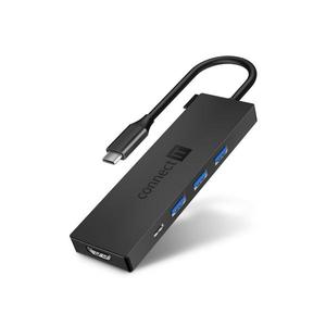 CONNECT IT CONNECT IT CHU-8010-AN - USB-C hub 5v1 vyobraziť