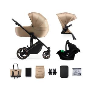 Kinderkraft KINDERKRAFT SELECT - Kombinovaný kočík 3v1 PRIME 2 Premium Sandrose beige vyobraziť