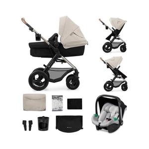 Kinderkraft KINDERKRAFT - Kombinovaný kočík 3v1 MOOV 2 AIR Moonlight grey + autosedačka vyobraziť