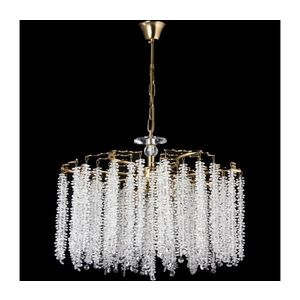 Luster na reťazi 7xE14/60W/230V pr. 54 cm zlatá vyobraziť
