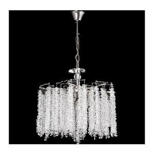 Luster na reťazi 6xE14/60W/230V pr. 46 cm lesklý chróm vyobraziť