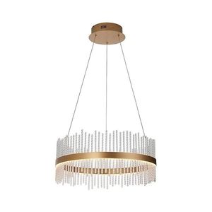 Endon Endon 107671 - LED Stm. luster na lanku ADRIEL LED/41W/230V 3000K zlatá/číra vyobraziť