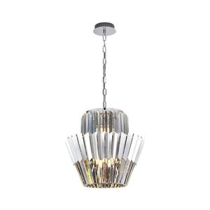 Luster na reťazi DONNA 9xE14/40W/230V pr. 45 cm matný chróm vyobraziť