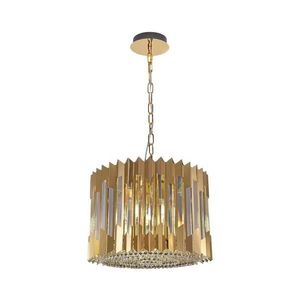 Luster na reťazi RITZ 7xE14/40W/230V pr. 42 cm zlatá vyobraziť