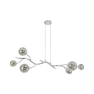 Brilagi Brilagi - LED Luster na lanku MISTEL 6xG9/3W/230V lesklý chróm/dymová vyobraziť