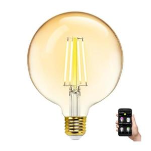 B.V. LED Stmievateľná žiarovka FILAMENT G125 E27/6W/230V 2700-6500K Wi-Fi - vyobraziť