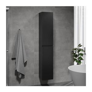 BATH DELUXE Kúpeľňová skrinka OLIVER 186 cm matná čierna vyobraziť