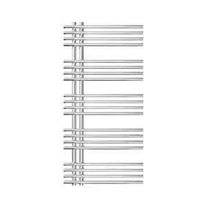 Mario-Radiators Kúpeľňový rebríkový radiátor INOX 368W/230V 109x53 cm nerez/lesklý chróm vyobraziť