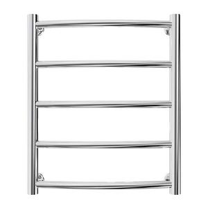 Mario-Radiators Kúpeľňový rebríkový radiátor CLASSIC 88W/230V 50x43 cm nerez/lesklý chróm vyobraziť