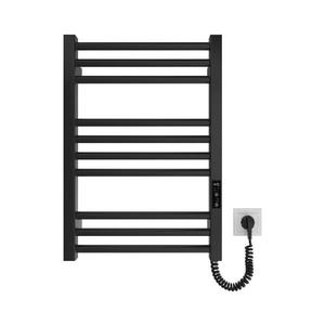 Mario-Radiators Kúpeľňový rebríkový radiátor HF DERBY 100W/230V 57x43 cm čierna vyobraziť