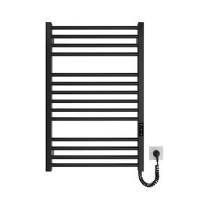Mario-Radiators Kúpeľňový rebríkový radiátor HF DERBY 170W/230V 77x53 cm čierna vyobraziť