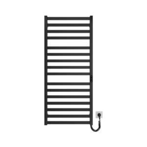 Mario-Radiators Kúpeľňový rebríkový radiátor HF OXFORD 255W/230V 117x53 cm čierna vyobraziť