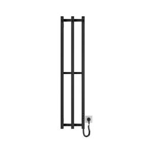 Mario-Radiators Kúpeľňový radiátor HF SLIM 110W/230V 117x25 cm čierna hranatý vyobraziť