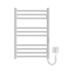 Mario-Radiators Kúpeľňový rebríkový radiátor HF GREENWICH 100W/230V 57x43 cm biela zaokrúhlený vyobraziť