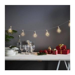 Eglo 411112 - LED Vianočná reťaz ORNAMENT 10xLED/3xAA 2, 4m teplá biela vyobraziť