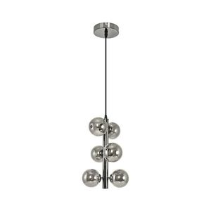 Brilagi Brilagi - LED Luster na lanku MILLA 6xG9/3W/230V lesklý chróm/dymová vyobraziť