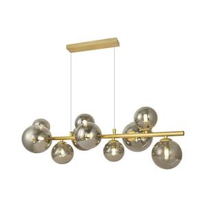 Brilagi Brilagi - LED Luster na lanku MILLA 10xG9/3W/230V zlatá/dymová vyobraziť