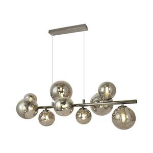 Brilagi Brilagi - LED Luster na lanku MILLA 10xG9/3W/230V lesklý chróm/dymová vyobraziť