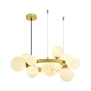 Brilagi Brilagi - LED Luster na lanku MILLA 15xG9/3W/230V zlatá/biela vyobraziť