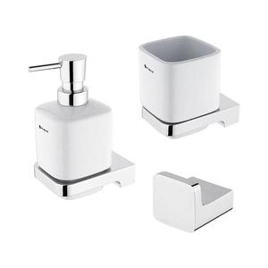 NIMCO NIMCO MA set-31K-26 - Dávkovač mydla, stojan na kefky a nástenný háčik MAYA vyobraziť