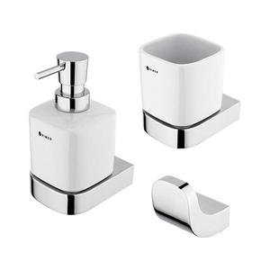 NIMCO NIMCO NK set-31K-26 - Dávkovač mydla, stojan na kefky a nástenný háčik NIKAU vyobraziť
