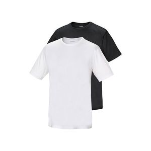 PARKSIDE® Pánske tričko, 2 kusy (XXL (60/62), čierna/biela) vyobraziť