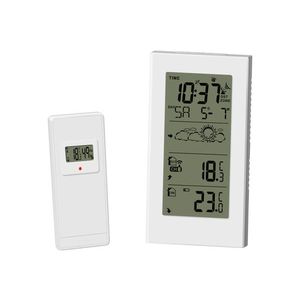 AURIOL® Bezdrôtová meteostanica s vonkajším senzorom (biela) vyobraziť