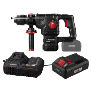 PARKSIDE PERFORMANCE® Aku kombinované kladivo PKHAP 205 A1 + Smart akumulátor 20 V/4 Ah + Smart nabíjačka akumulátora 20 V/12 A vyobraziť