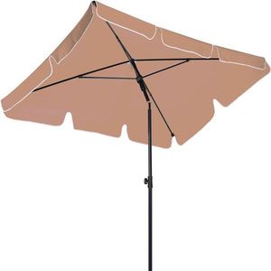 STILISTA sklopný balkónový slnečník, 200 x 125 cm, hnedý vyobraziť