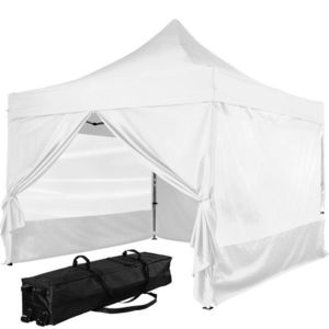 Záhradný párty stan - 3 x 3 m, biela + 4 bočnice vyobraziť