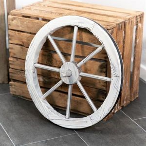 Garthen 72798 Drevené koleso, štýlová dekorácia - 45 cm vyobraziť