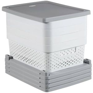 CURVER Rozkladací regál Infinity 4 x 11 l | biela / sivá vyobraziť
