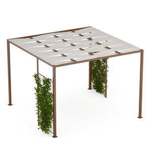 Blumfeldt Shade Cove GreenWall, pergola, 3 x 3 m, bočné steny, práškovo lakovaná farba, odolná voči poveternostným vplyvom vyobraziť