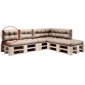 KONDELA Anika Typ 3 vankúš na paletové sedenie 40x60 cm hnedá vyobraziť