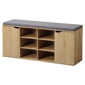 Kesper 15928 Botník s podsedákom, dekor dub, 103 x 48 x 30, 5 cm vyobraziť