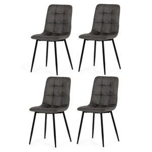 Súprava jedálenských stoličiek Vintage CT-281 BK3, 4 ks vyobraziť