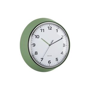 Dizajnové nástenné hodiny Karlsson 6006GR zelené, priemer 34 cm vyobraziť