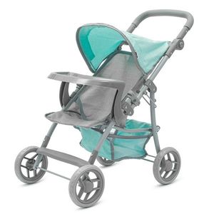 Športový kočík Baby Mix pre bábiky Lana mint, 58, 5x 33 x 61, 5 cm vyobraziť