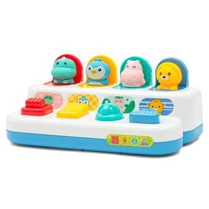 Interaktívna hračka Baby Mix - vyskakovacieokienka so zvieratkami Peekaboo, 25, 2 x 11 x 13 cm vyobraziť