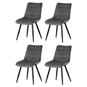 Súprava jedálenských stoličiek CT-384 GREY4, 4 ks vyobraziť