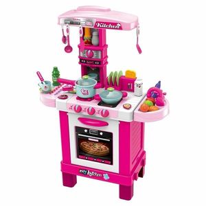 Detská kuchynka Baby Mix Little Chef ružová, 87 x64 x 29 cm. vyobraziť
